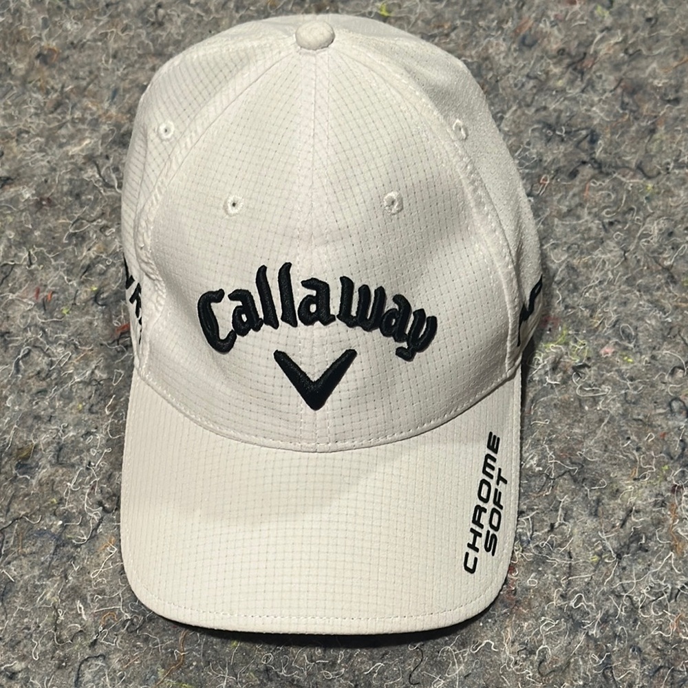 Callaway White Chrome Soft Golf Hat